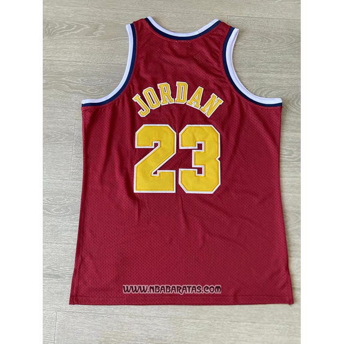 Camiseta Chicago Bulls Michael Jordan #23 Mitchell & Ness 1996 Rojo